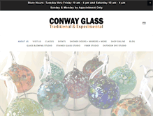 Tablet Screenshot of conwayglass.com
